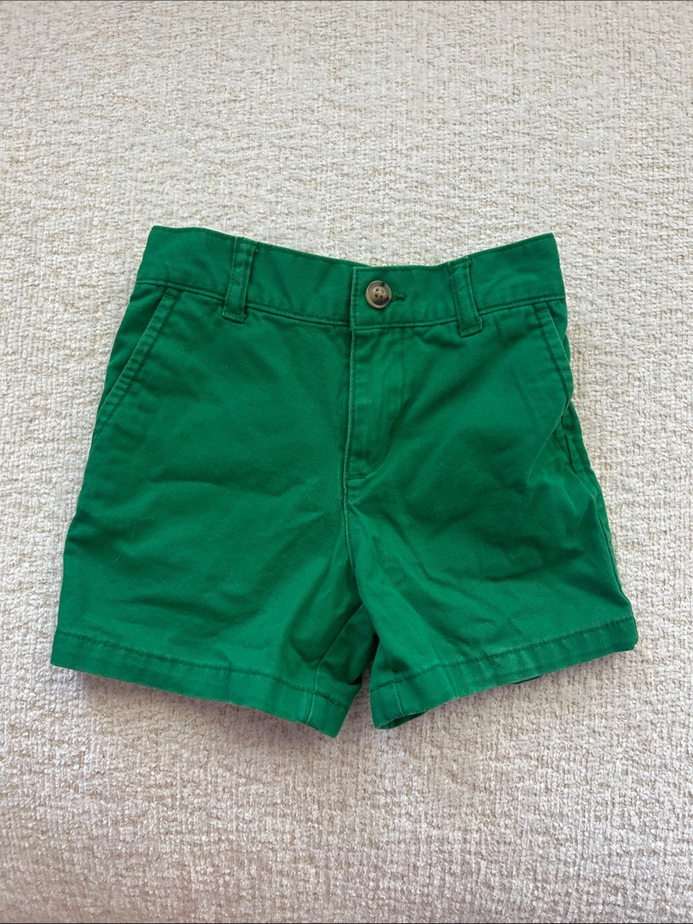 Ralph Lauren Kelly Green Cotton Shorts
